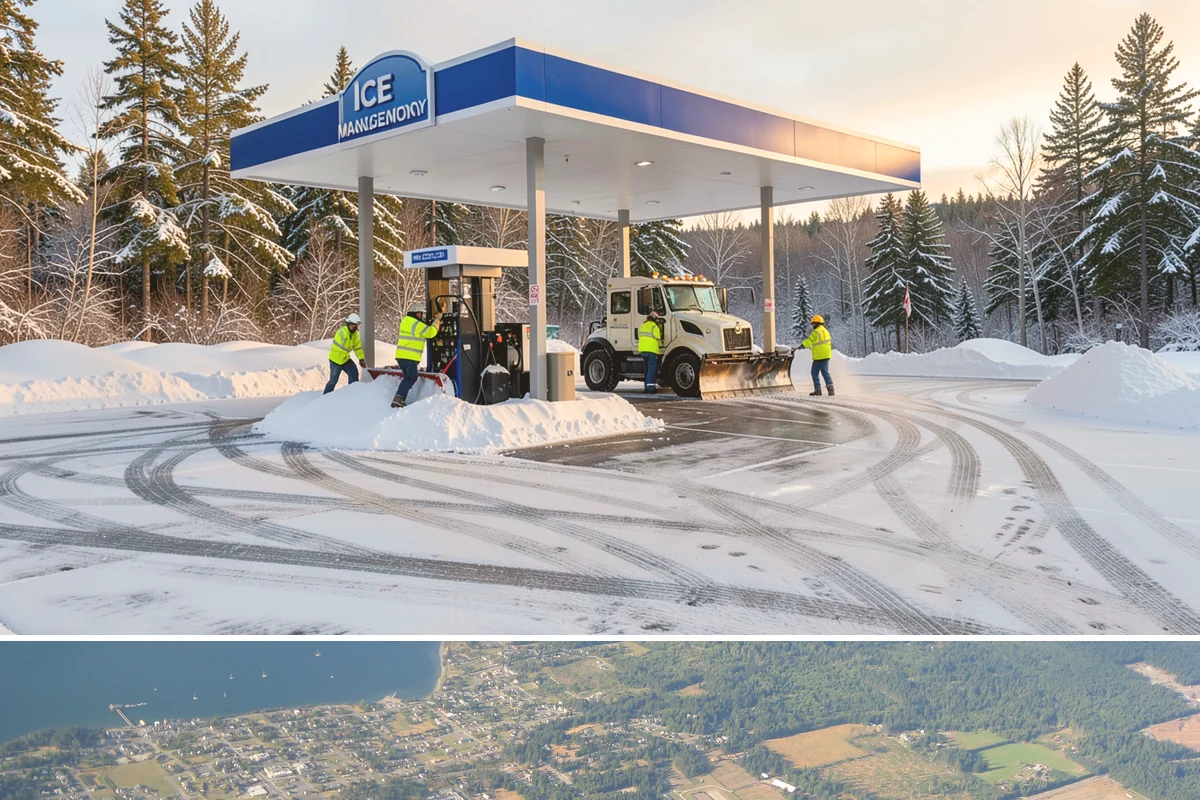 Stair Snow Removal in Coupeville, Island County, WA - Stairs demand clearing from the first snowfall through late-winter mornings when melt refreezes into invisible glaze on each...