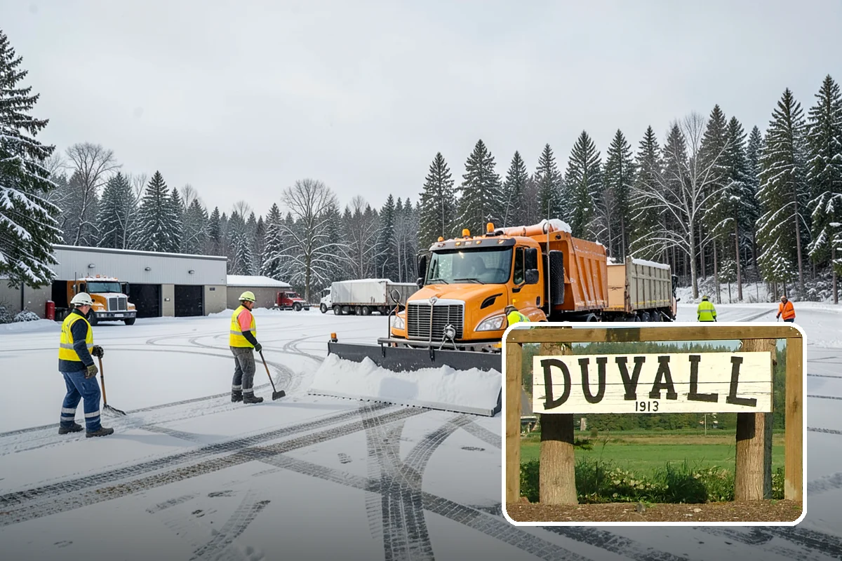 Stair Snow Removal in Duvall, King County, WA - Exposes every step edge for confident footing
