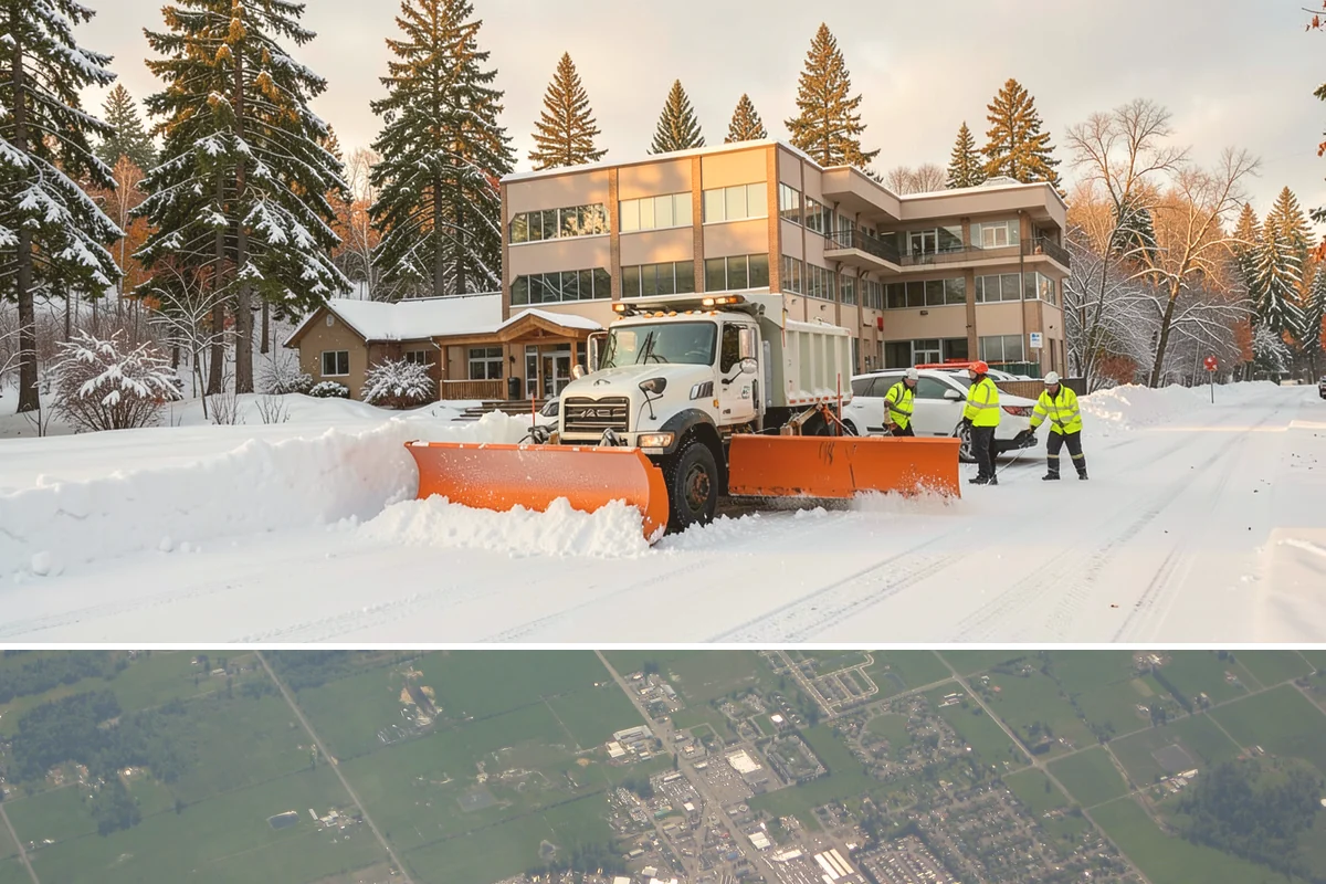 Stair Snow Removal in Enumclaw, King County, WA - Stairs demand clearing from the first snowfall through late-winter mornings when melt refreezes into invisible glaze on each...