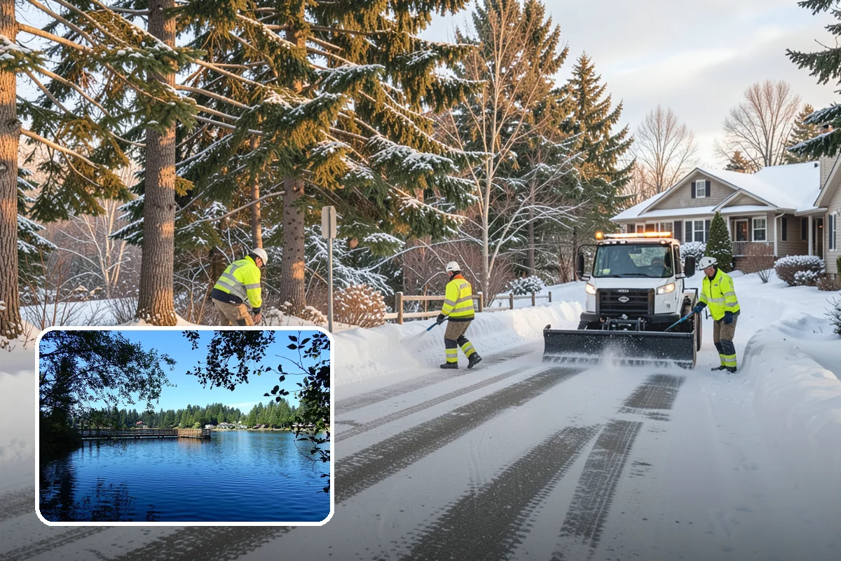 Stair Snow Removal in Federal Way, King County, WA - Exposes every step edge for confident footing