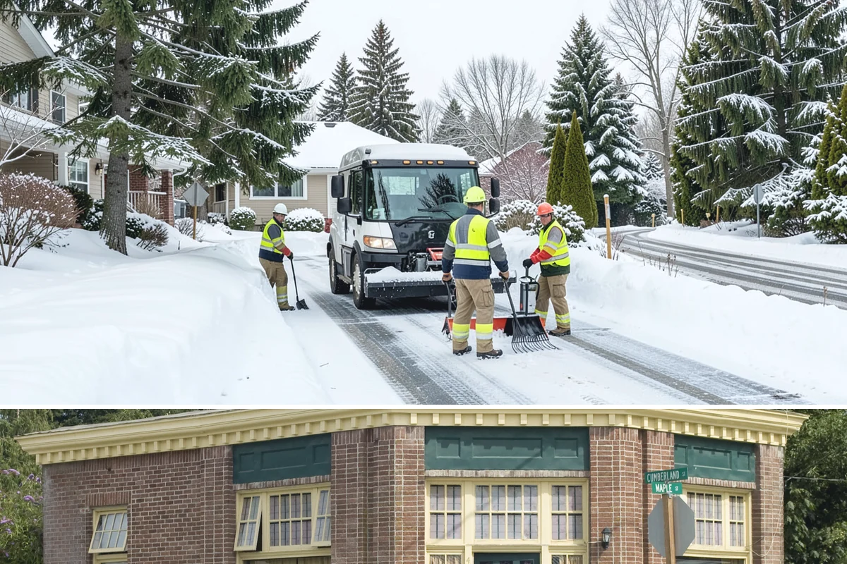 Stair Snow Removal in Hamilton, Skagit County, WA - Stairs demand clearing from the first snowfall through late-winter mornings when melt refreezes into invisible glaze on each...