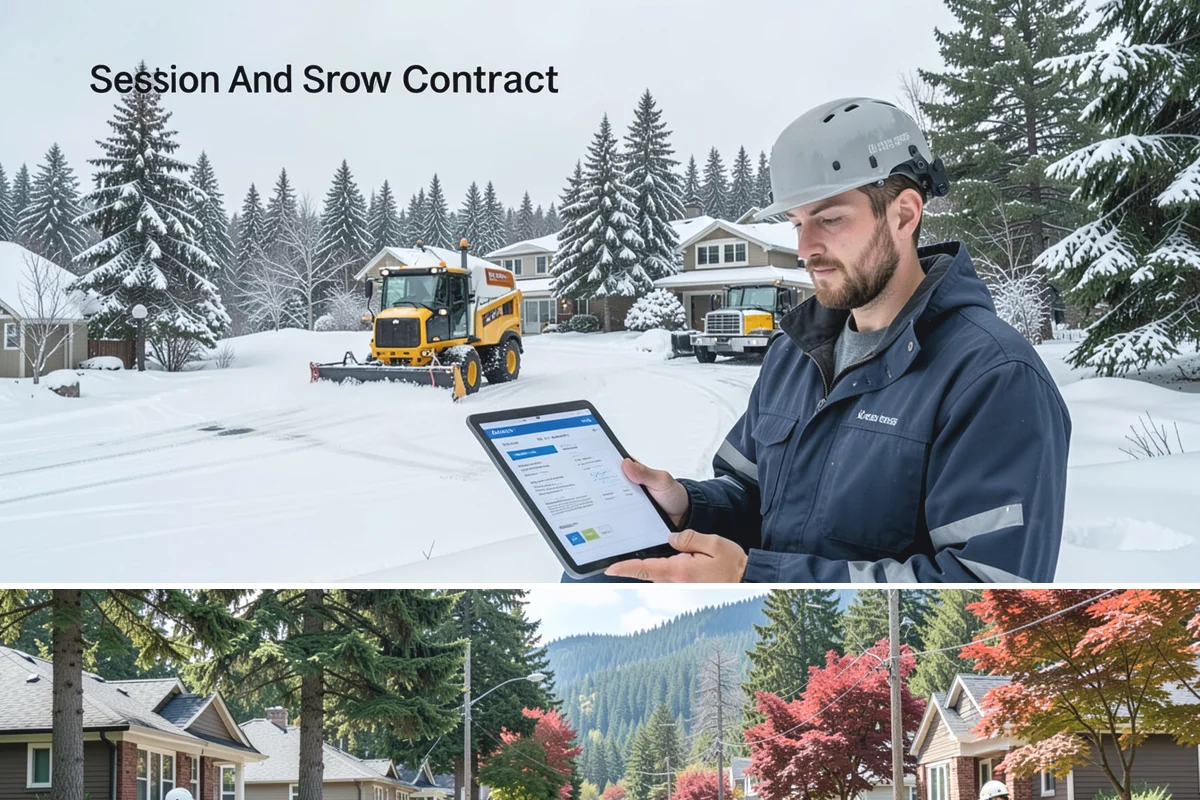 Stair Snow Removal in Hunts Point, King County, WA - Stairs demand clearing from the first snowfall through late-winter mornings when melt refreezes into invisible glaze on each...