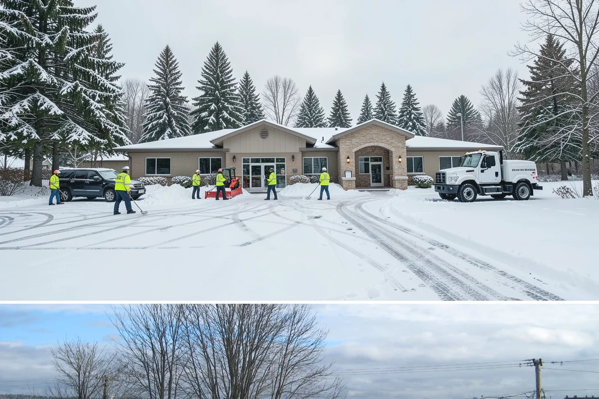 Stair Snow Removal in Langley, Island County, WA - Stairs demand clearing from the first snowfall through late-winter mornings when melt refreezes into invisible glaze on each...