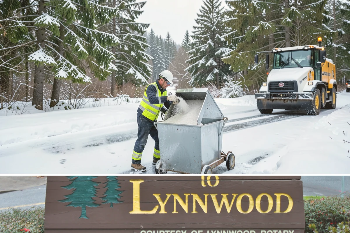 Stair Snow Removal in Lynnwood, Snohomish County, WA - Stairs demand clearing from the first snowfall through late-winter mornings when melt refreezes into invisible glaze on each...
