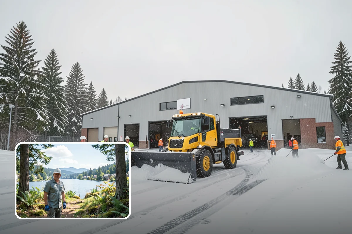 Stair Snow Removal in Milton, King County, WA - Exposes every step edge for confident footing