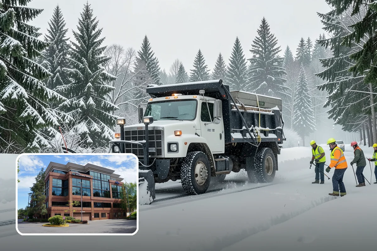 Stair Snow Removal in Mountlake Terrace, Snohomish County, WA - Exposes every step edge for confident footing