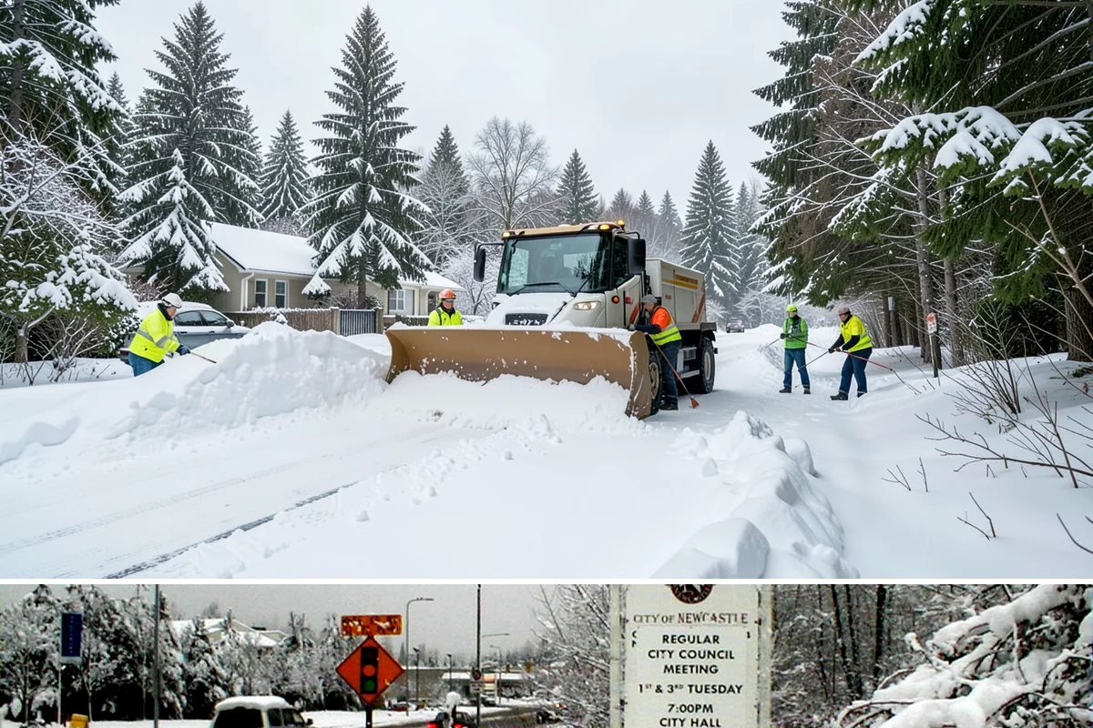 Stair Snow Removal in Newcastle, King County, WA - Stairs demand clearing from the first snowfall through late-winter mornings when melt refreezes into invisible glaze on each...