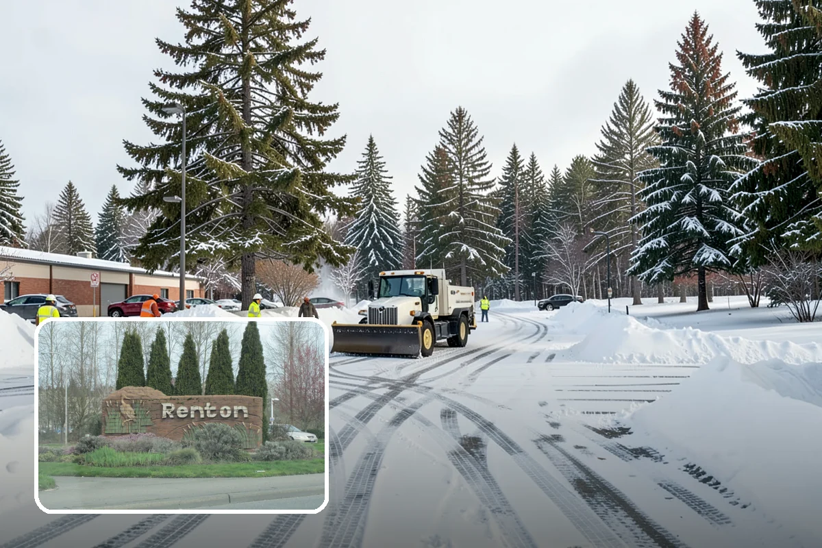 Stair Snow Removal in Renton, King County, WA - Exposes every step edge for confident footing