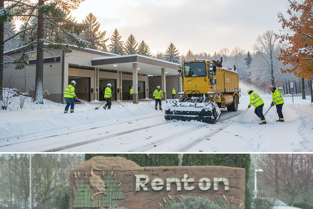 Stair Snow Removal in Renton, King County, WA - Stairs demand clearing from the first snowfall through late-winter mornings when melt refreezes into invisible glaze on each...