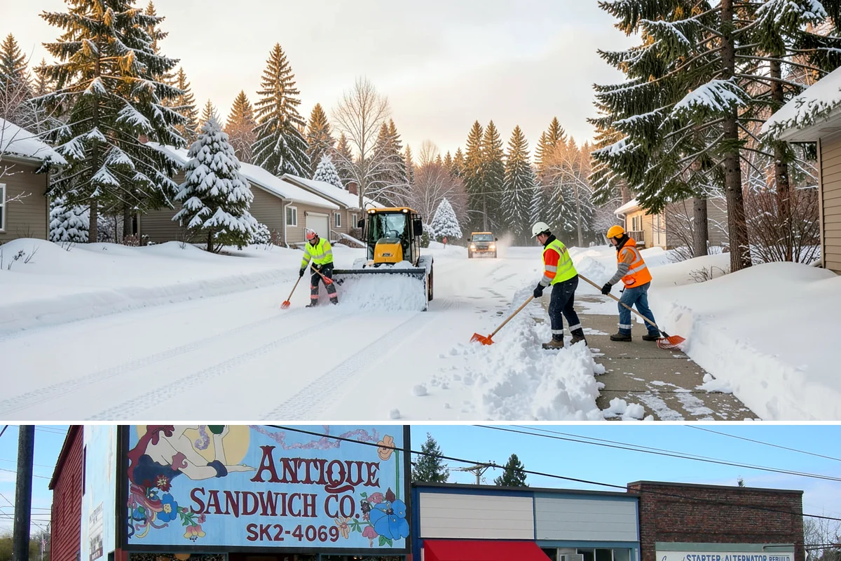 Stair Snow Removal in Ruston, Pierce County, WA - Stairs demand clearing from the first snowfall through late-winter mornings when melt refreezes into invisible glaze on each...