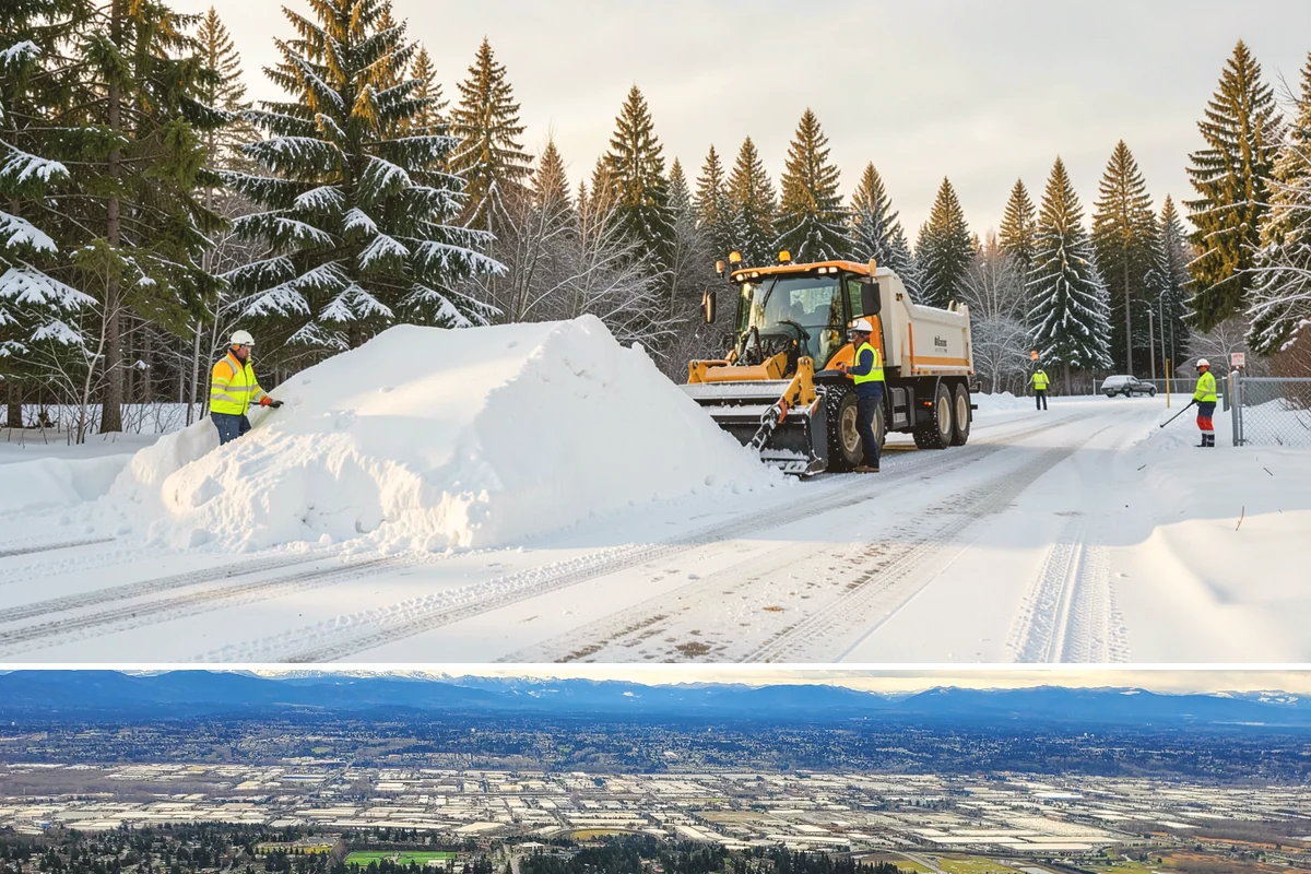 Stair Snow Removal in SeaTac, King County, WA - Stairs demand clearing from the first snowfall through late-winter mornings when melt refreezes into invisible glaze on each...
