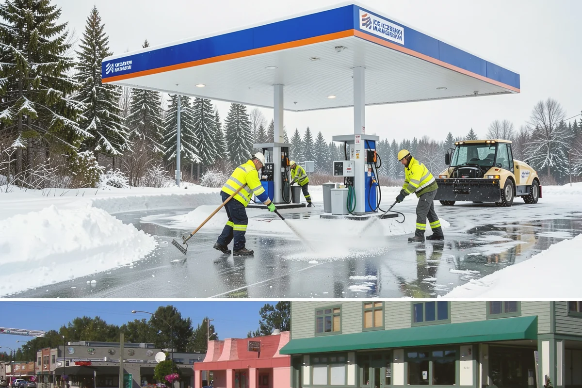 Stair Snow Removal in Snoqualmie, King County, WA - Stairs demand clearing from the first snowfall through late-winter mornings when melt refreezes into invisible glaze on each...