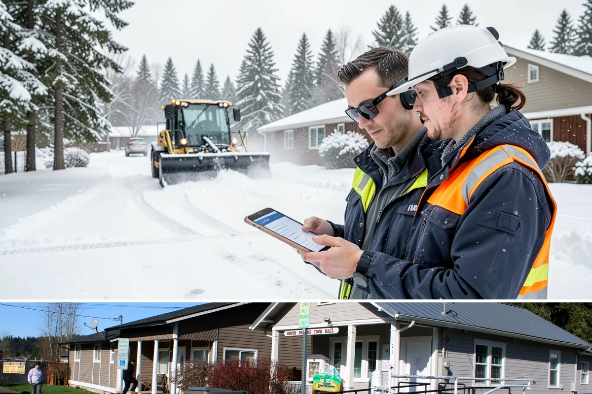 Stair Snow Removal in South Prairie, Pierce County, WA - Stairs demand clearing from the first snowfall through late-winter mornings when melt refreezes into invisible glaze on each...