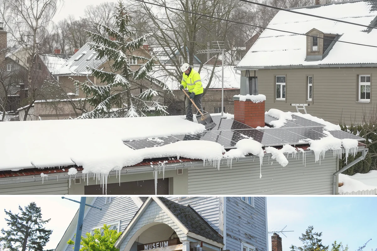 Stair Snow Removal in Steilacoom, Pierce County, WA - Stairs demand clearing from the first snowfall through late-winter mornings when melt refreezes into invisible glaze on each...