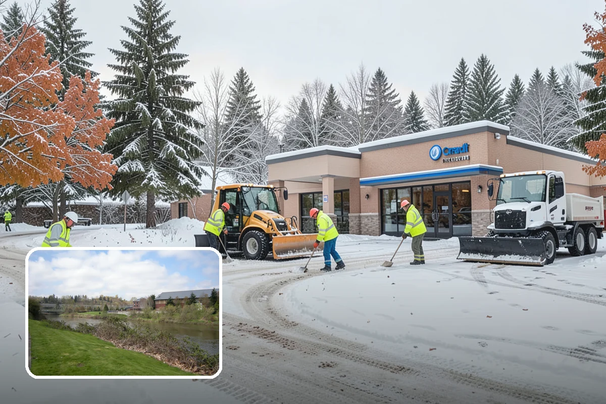 Stair Snow Removal in Tukwila, King County, WA - Exposes every step edge for confident footing