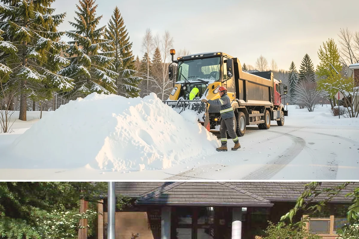 Stair Snow Removal in Yarrow Point, King County, WA - Stairs demand clearing from the first snowfall through late-winter mornings when melt refreezes into invisible glaze on each...