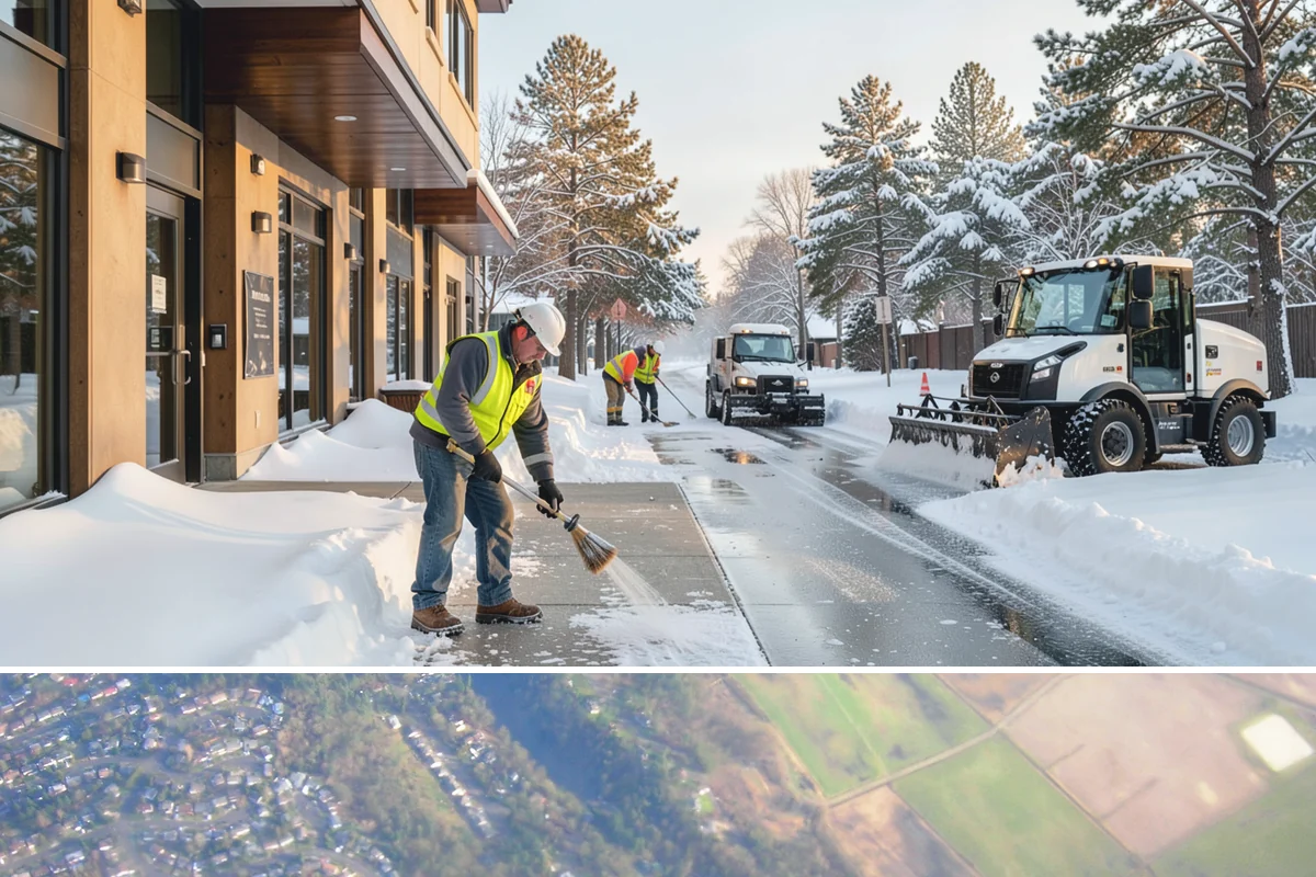 Stairs Deicing in Algona, King County, WA - Deice stairs immediately whenever freezing rain or overnight refreeze is expected, most likely December and January in the...