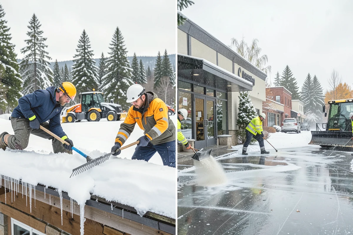 Stairs Deicing in Anacortes, Skagit County, WA - Inspect each tread and nosing for a refreeze glaze