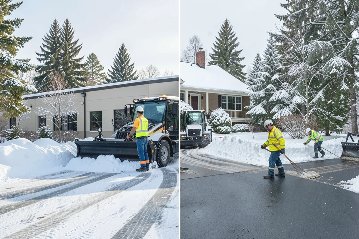 Stairs Deicing in Beaux Arts Village, King County, WA - Inspect each tread and nosing for a refreeze glaze