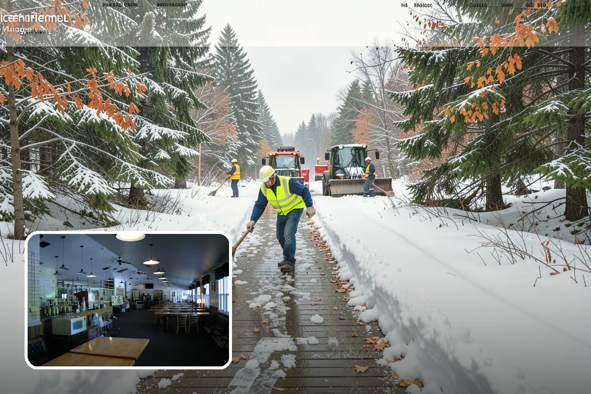 Stairs Deicing in Black Diamond, King County, WA - Clears the invisible glaze that shoveling leaves behind