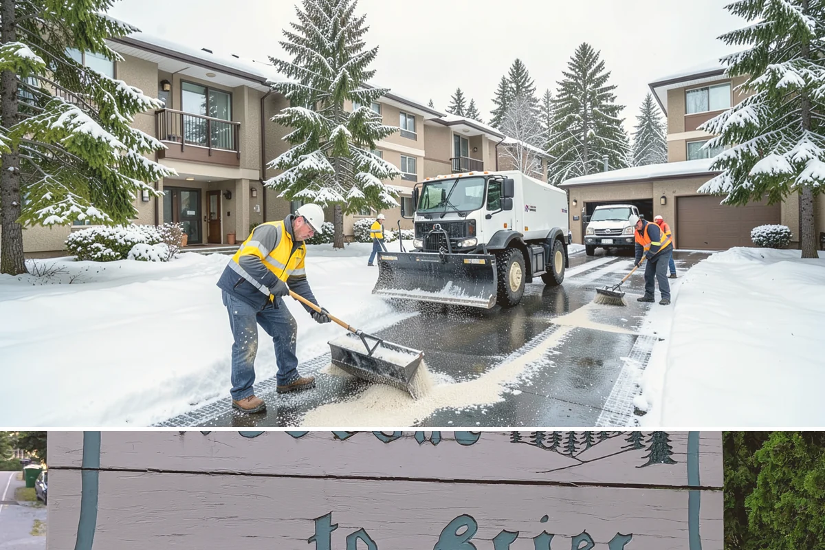 Stairs Deicing in Brier, Snohomish County, WA - Deice stairs immediately whenever freezing rain or overnight refreeze is expected, most likely December and January in the...