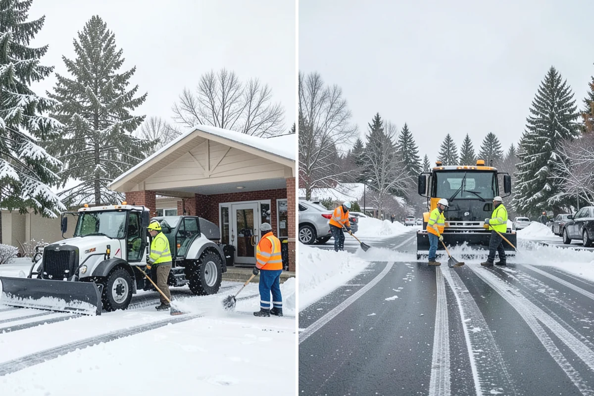 Stairs Deicing in Buckley, Pierce County, WA - Inspect each tread and nosing for a refreeze glaze