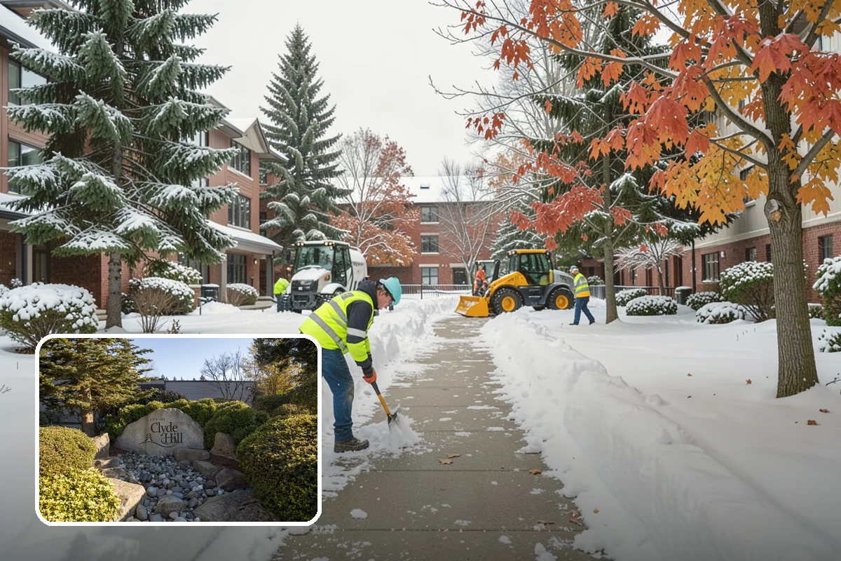 Stairs Deicing in Clyde Hill, King County, WA - Clears the invisible glaze that shoveling leaves behind