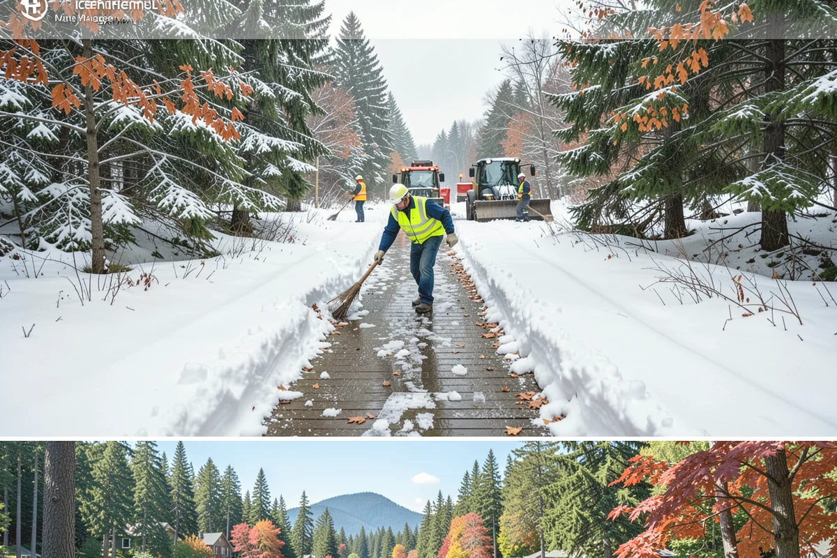 Stairs Deicing in Covington, King County, WA - Deice stairs immediately whenever freezing rain or overnight refreeze is expected, most likely December and January in the...