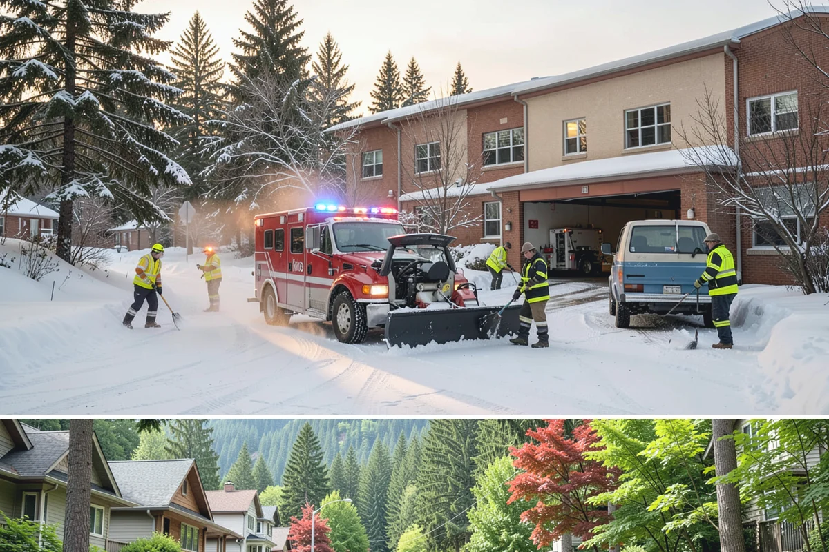 Stairs Deicing in Darrington, Snohomish County, WA - Deice stairs immediately whenever freezing rain or overnight refreeze is expected, most likely December and January in the...