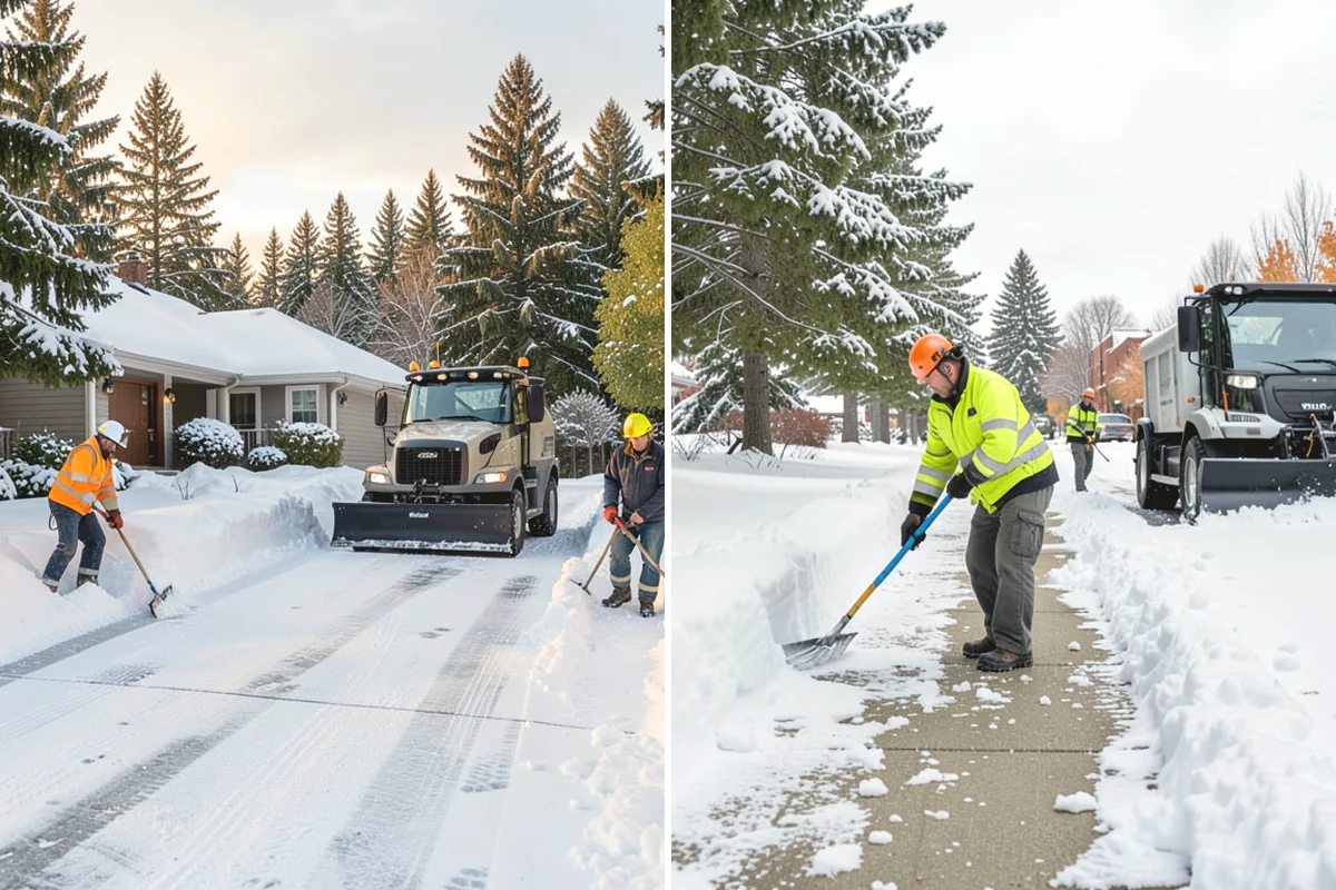 Stairs Deicing in Duvall, King County, WA - Inspect each tread and nosing for a refreeze glaze