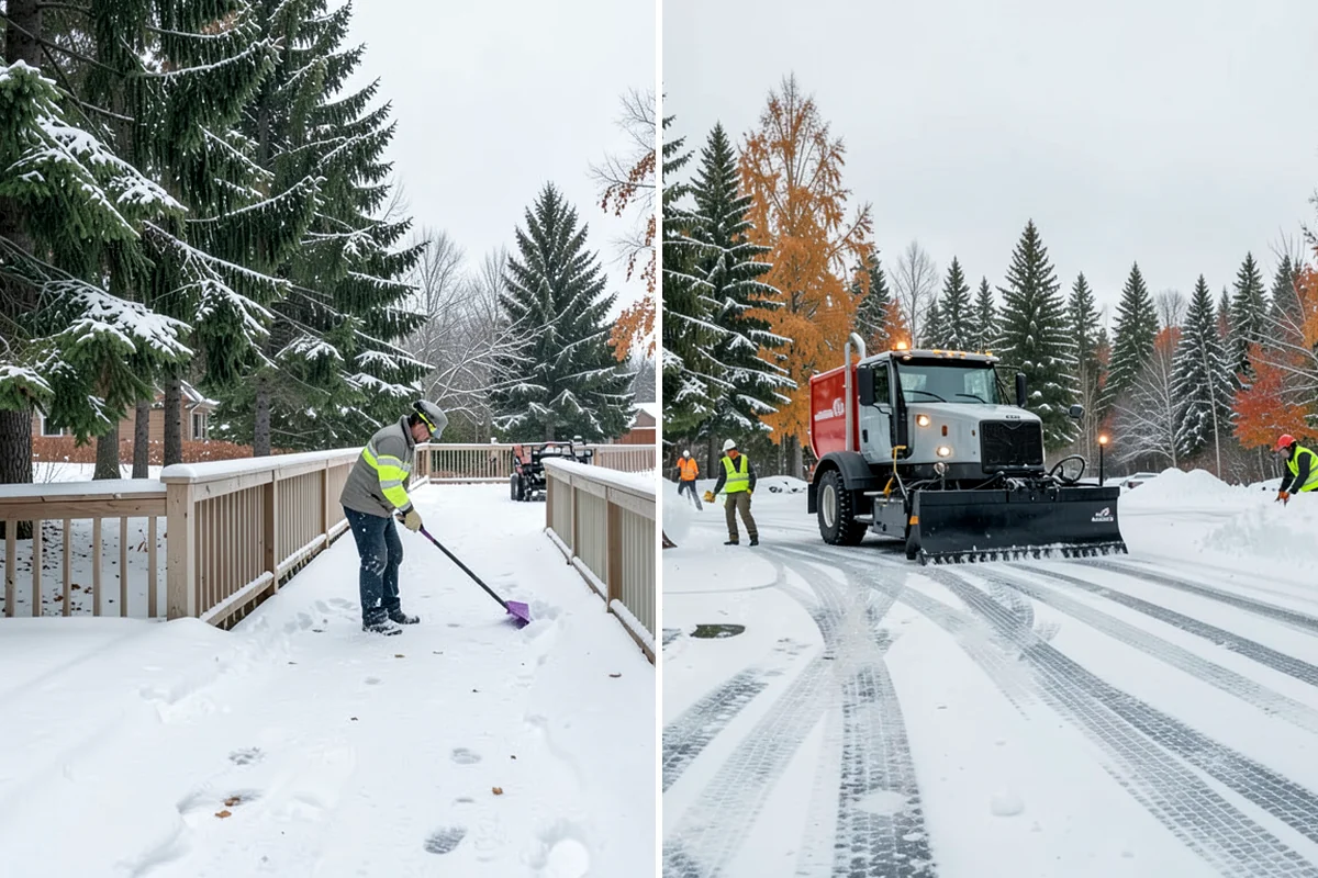 Stairs Deicing in Federal Way, King County, WA - Inspect each tread and nosing for a refreeze glaze