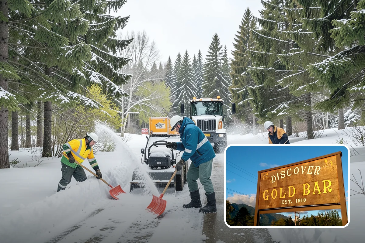 Stairs Deicing in Gold Bar, Snohomish County, WA - Clears the invisible glaze that shoveling leaves behind