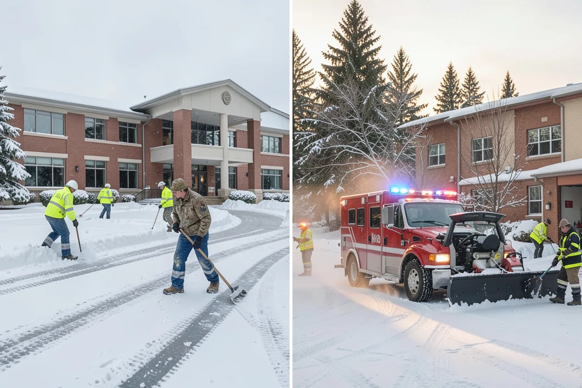 Stairs Deicing in Hamilton, Skagit County, WA - Inspect each tread and nosing for a refreeze glaze