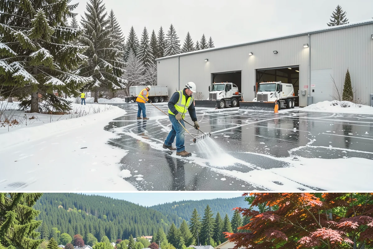 Stairs Deicing in Index, Snohomish County, WA - Deice stairs immediately whenever freezing rain or overnight refreeze is expected, most likely December and January in the...