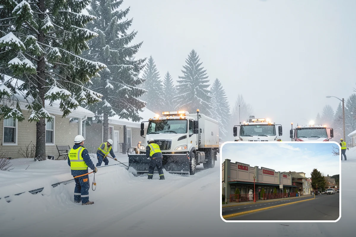 Stairs Deicing in Issaquah, King County, WA - Clears the invisible glaze that shoveling leaves behind