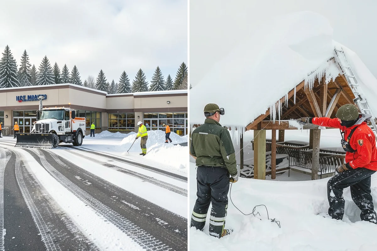Stairs Deicing in Issaquah, King County, WA - Inspect each tread and nosing for a refreeze glaze