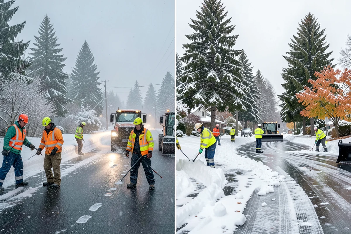 Stairs Deicing in Kenmore, King County, WA - Inspect each tread and nosing for a refreeze glaze