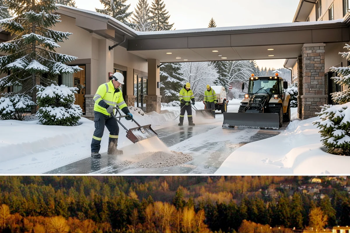 Stairs Deicing in Kenmore, King County, WA - Deice stairs immediately whenever freezing rain or overnight refreeze is expected, most likely December and January in the...