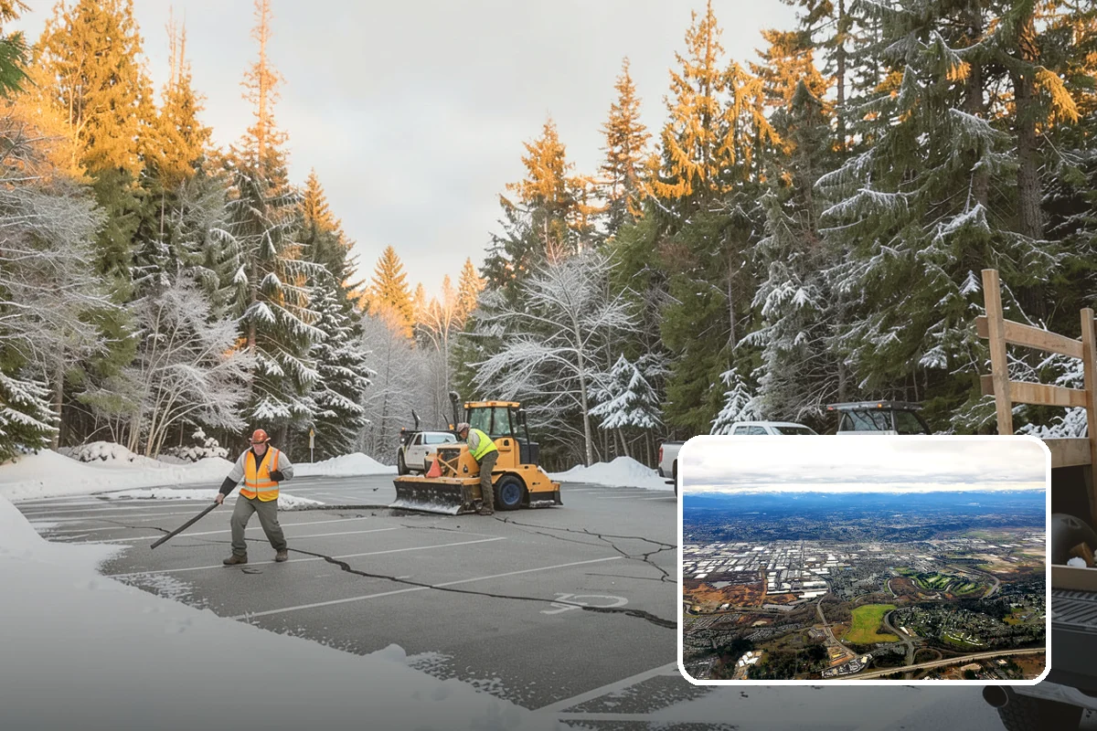Stairs Deicing in Kent, King County, WA - Clears the invisible glaze that shoveling leaves behind