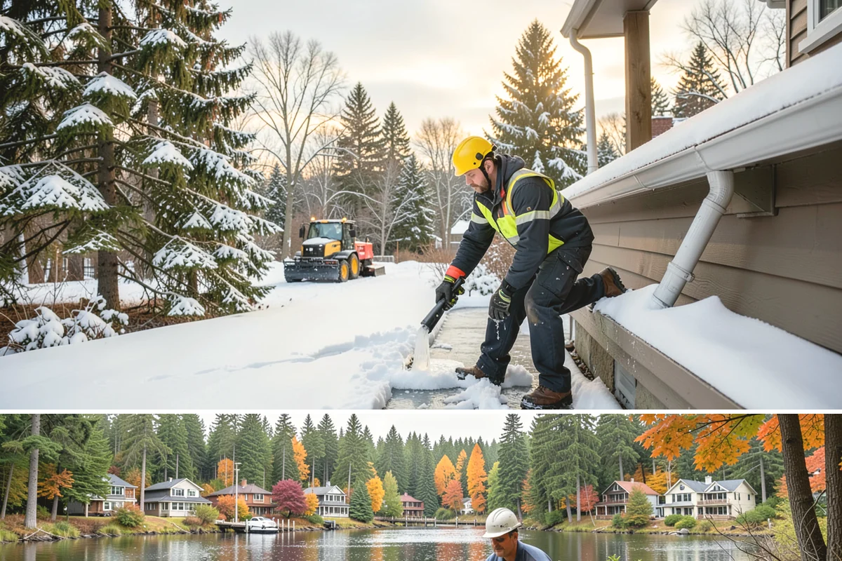 Stairs Deicing in La Conner, Skagit County, WA - Deice stairs immediately whenever freezing rain or overnight refreeze is expected, most likely December and January in the...