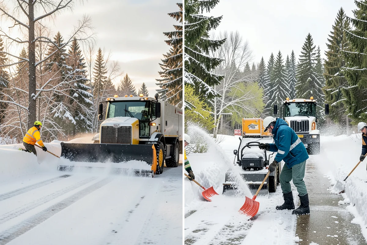 Stairs Deicing in Lyman, Skagit County, WA - Inspect each tread and nosing for a refreeze glaze