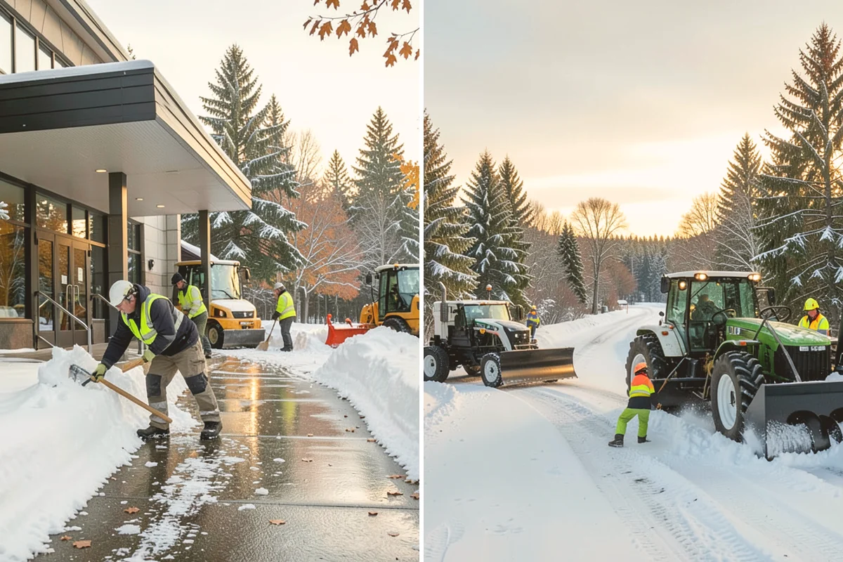 Stairs Deicing in Lynnwood, Snohomish County, WA - Inspect each tread and nosing for a refreeze glaze
