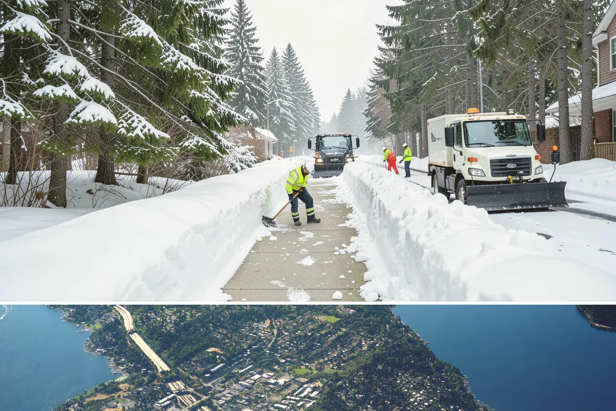 Stairs Deicing in Mercer Island, King County, WA - Deice stairs immediately whenever freezing rain or overnight refreeze is expected, most likely December and January in the...