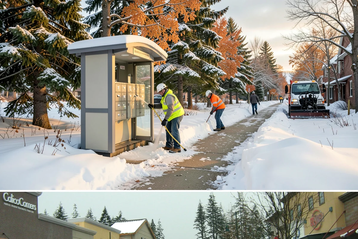 Stairs Deicing in Mill Creek, Snohomish County, WA - Deice stairs immediately whenever freezing rain or overnight refreeze is expected, most likely December and January in the...
