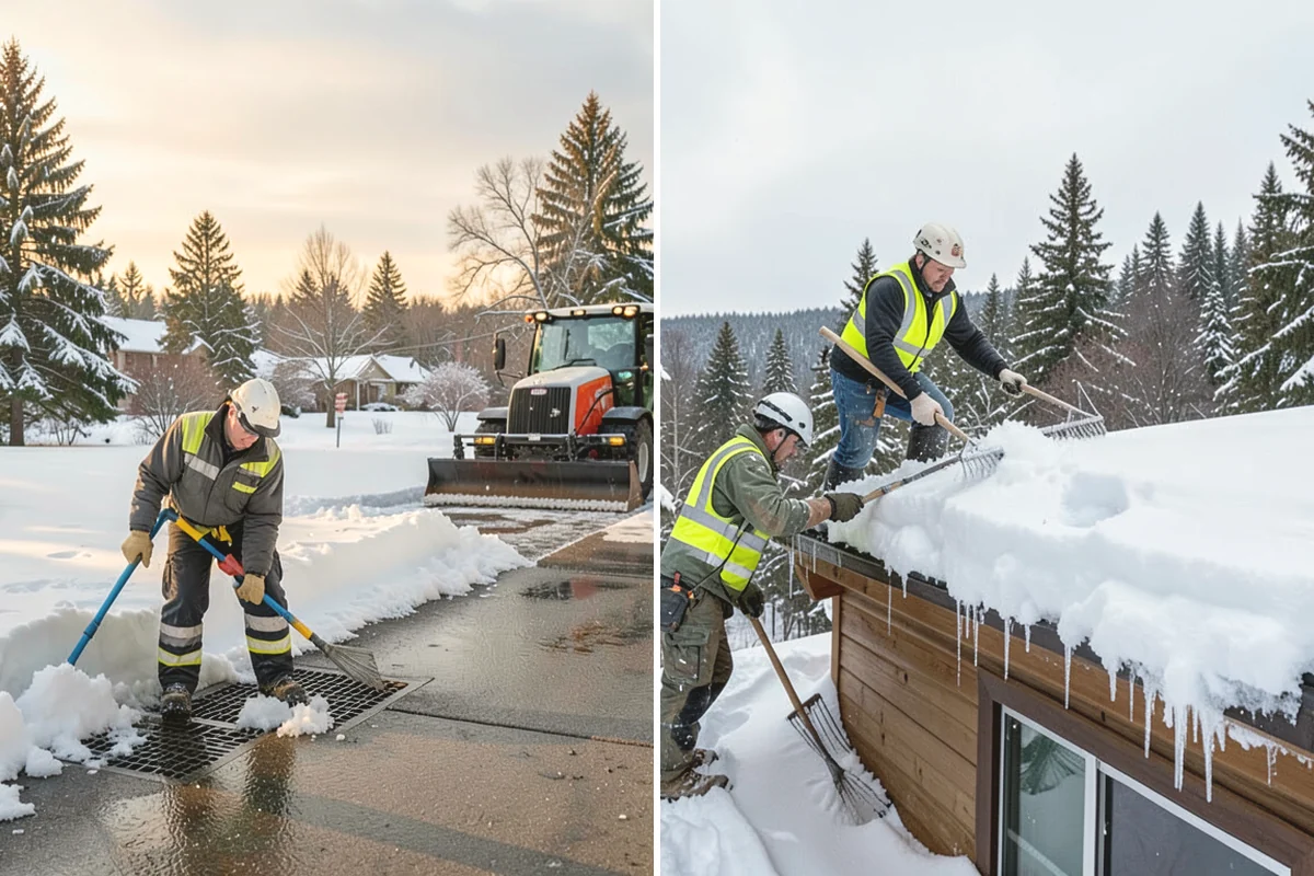 Stairs Deicing in Monroe, Snohomish County, WA - Inspect each tread and nosing for a refreeze glaze