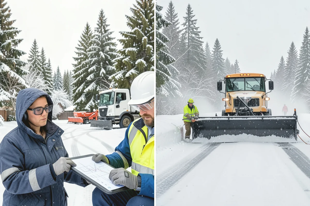 Stairs Deicing in Mukilteo, Snohomish County, WA - Inspect each tread and nosing for a refreeze glaze