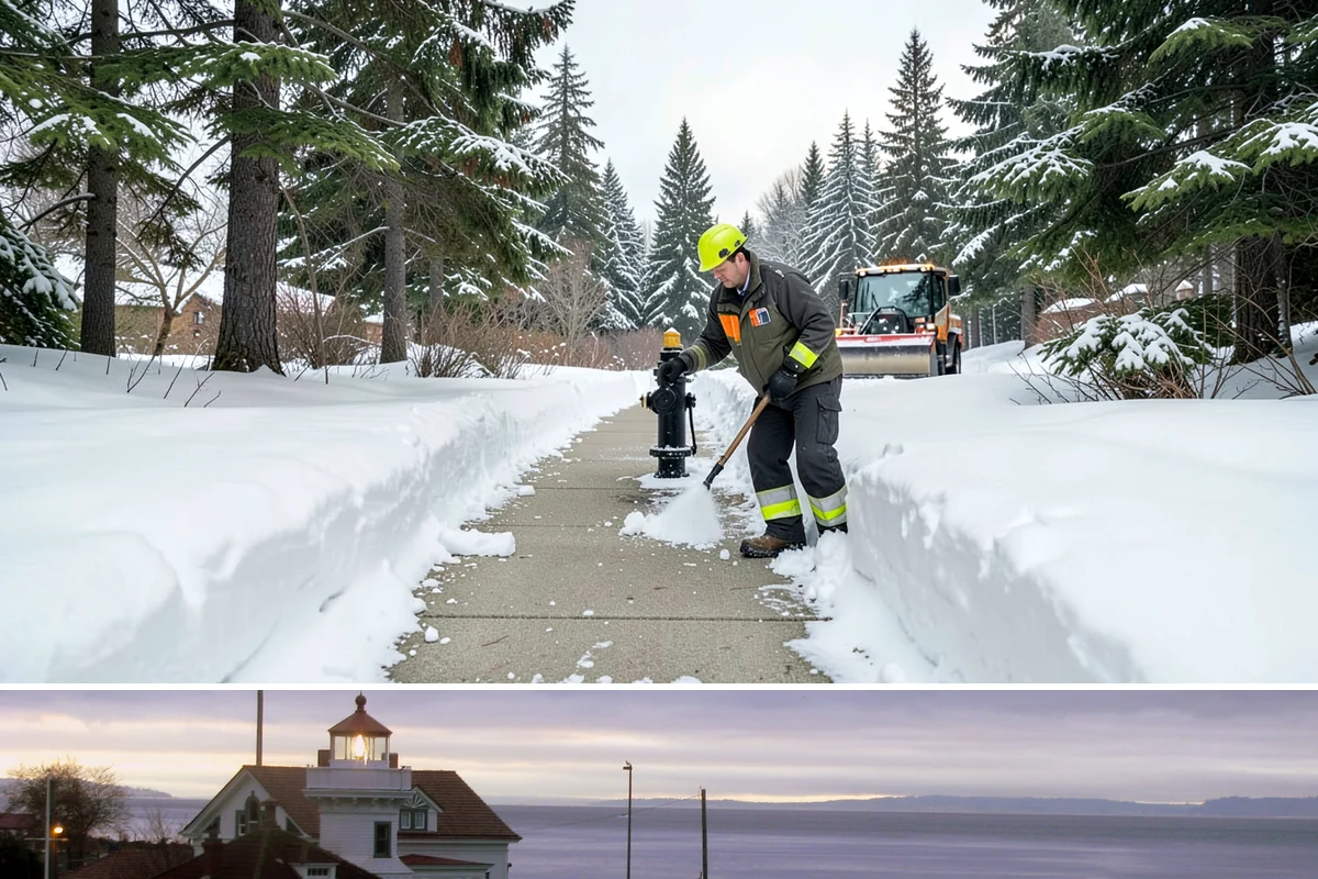 Stairs Deicing in Mukilteo, Snohomish County, WA - Deice stairs immediately whenever freezing rain or overnight refreeze is expected, most likely December and January in the...