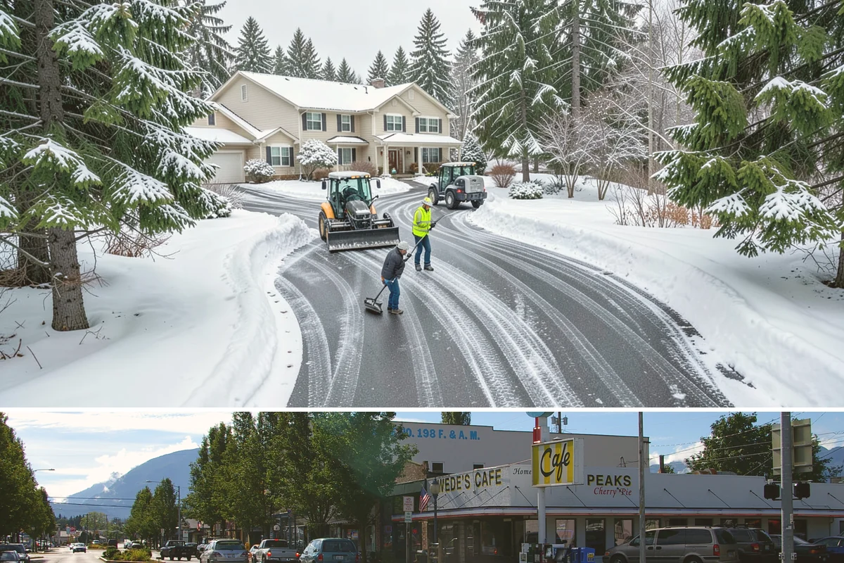 Stairs Deicing in North Bend, King County, WA - Deice stairs immediately whenever freezing rain or overnight refreeze is expected, most likely December and January in the...