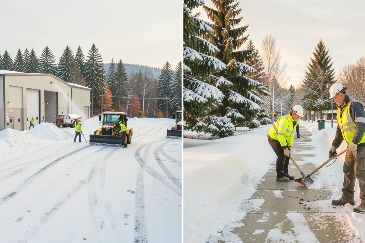 Stairs Deicing in Orting, Pierce County, WA - Inspect each tread and nosing for a refreeze glaze