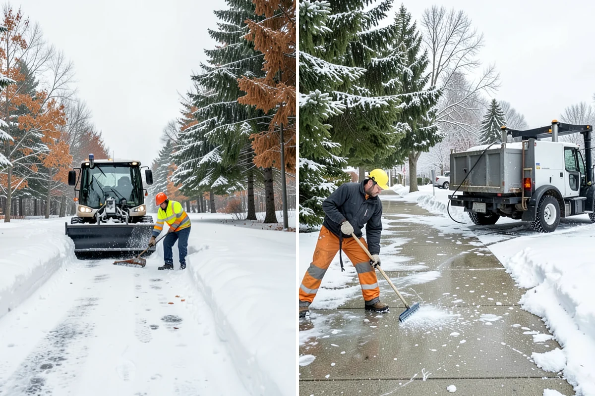 Stairs Deicing in Pacific, King County, WA - Inspect each tread and nosing for a refreeze glaze
